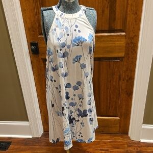 White Ruched Halter Midi Sundress for Cocktail Events